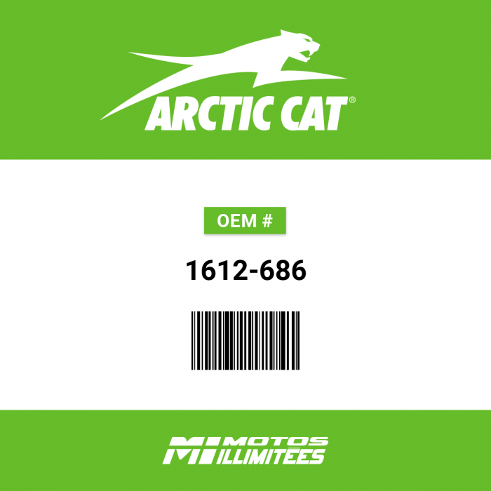 Image of : Arctic Cat Deflector Exh Stamped - 1612-686