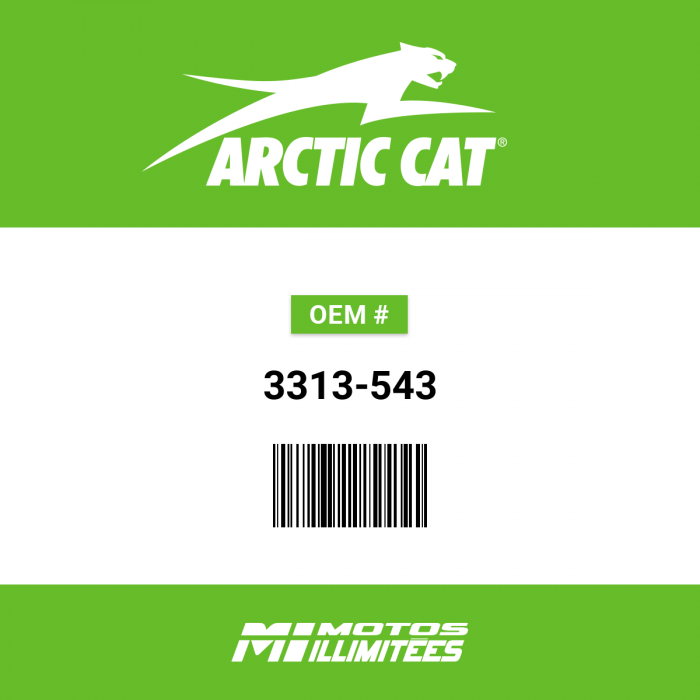 Image of : Arctic Cat Cap Drain Pipe - 3313-543