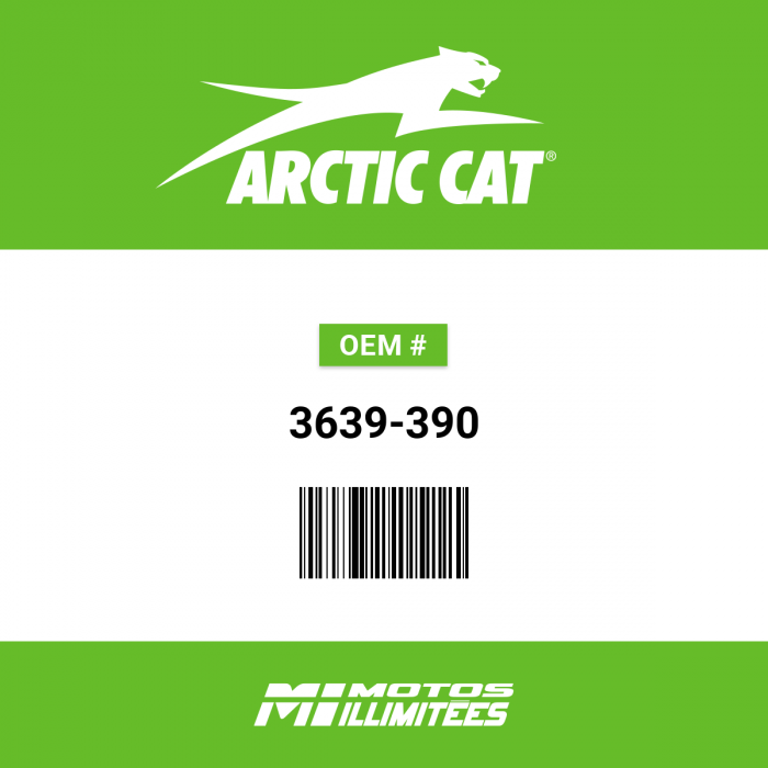 Image of : Arctic Cat Plate Support SQ Aluminum Orange (102Pk) - 3639-390