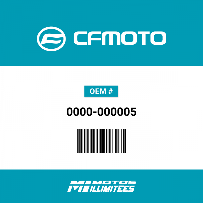 Image of : CFMoto Sticker - CCC Certification - 0000-000005