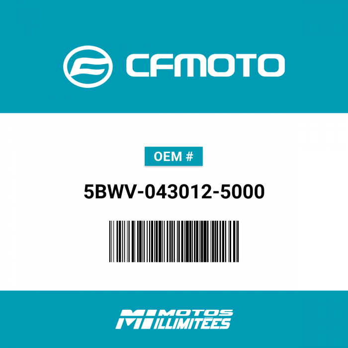 Image of : CFMoto Storage Box Cover - Driver Seat - 5BWV-043012-5000