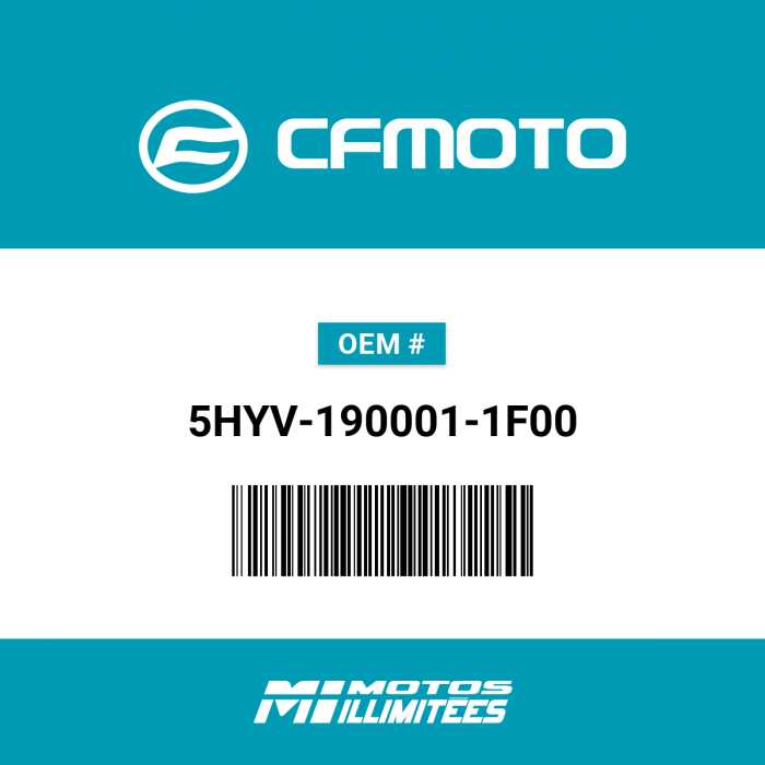 CFMoto Warning Label - Driving - 5HYV-190001-1F00 | FortNine Canada