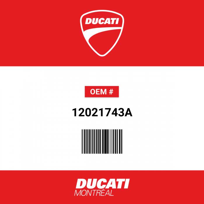 Image of : Ducati Or.D.106-1198 Duraldur Piston/Cylinder Assembly - 12021743A