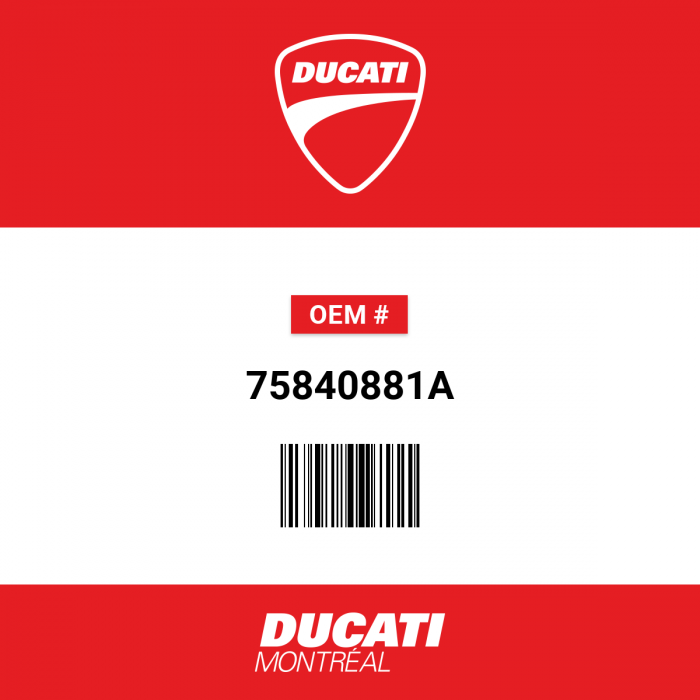 Image of : Ducati Cable Retainer Anixter 3571101 - 75840881A