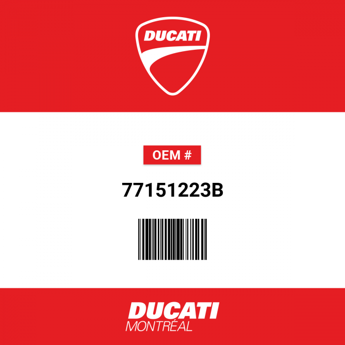 Image of : Ducati Screw M8X18 8.8 STSTR087 - 77151223B