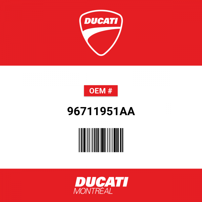 Image of : Ducati - Support Avant - Fini - 96711951AA