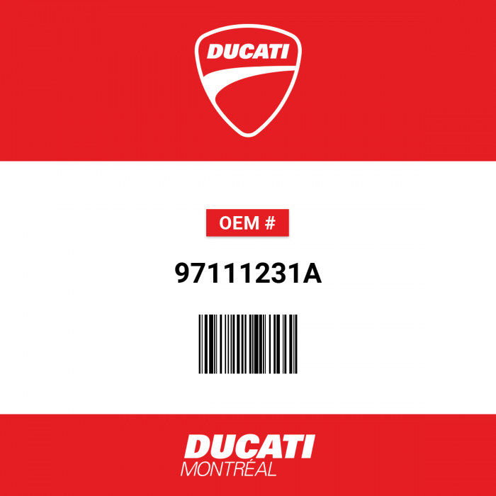 Image of : Ducati - Pare-brise - 97111231A