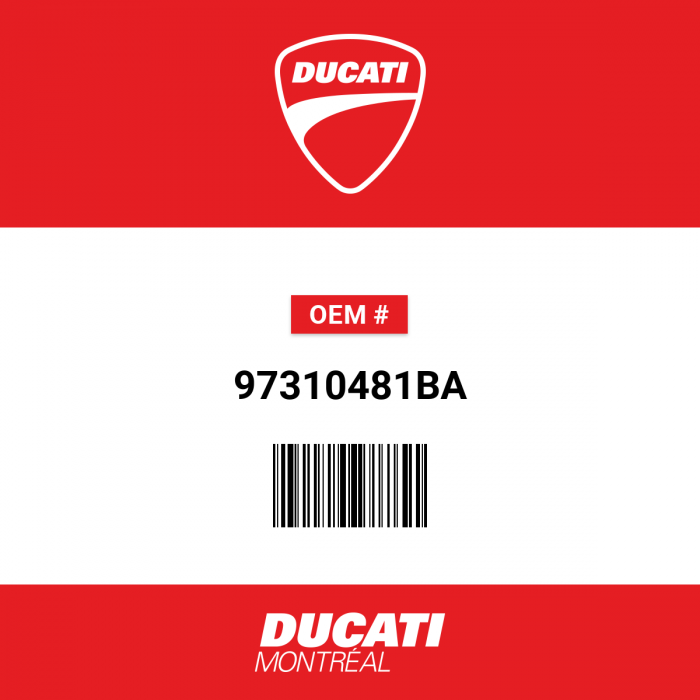 Image of : Ducati - Entretoise - 97310481BA