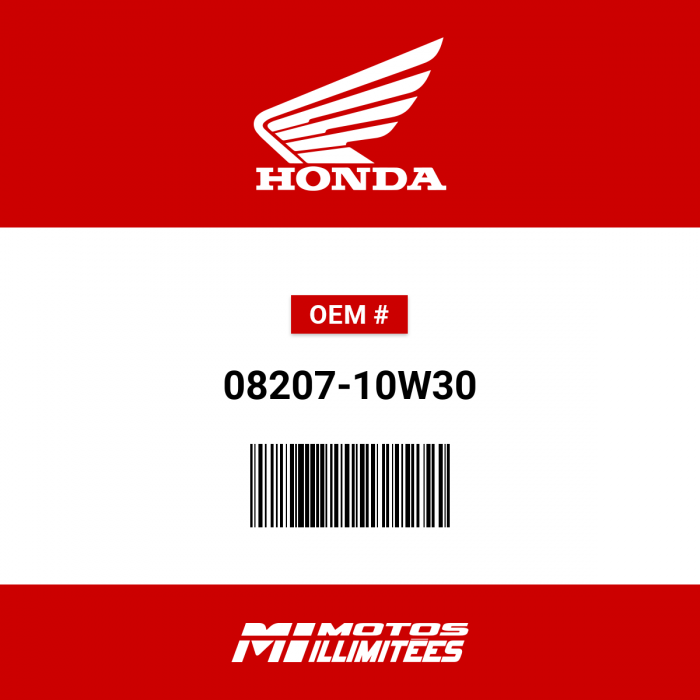 Image of : Honda - Huile Moteur (10W30) - 08207-10W30