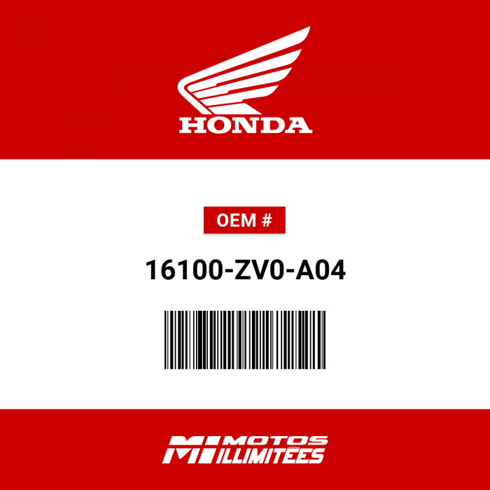 Image of : Honda Carburetor Assembly (BF22B D) - 16100-ZV0-A04