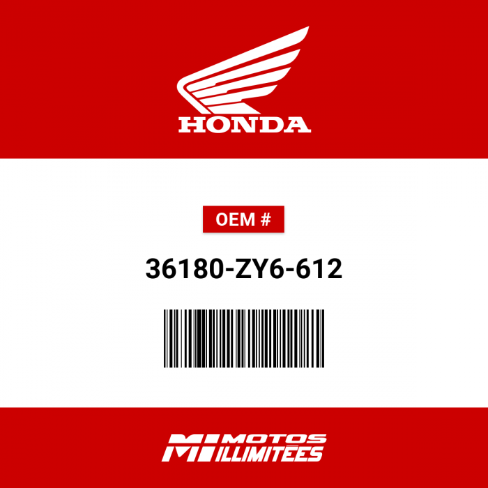 Image of : Honda - Interrupteur d'Arrêt d'Urgence - 36180-ZY6-612