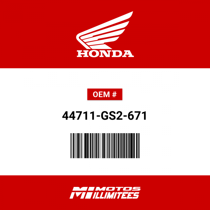 Image of : Honda Tire Front (2.75S17) (4PR) (Inoue) - 44711-GS2-671