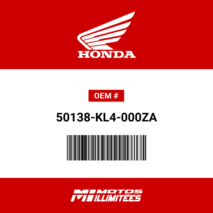 Image of : Honda Plate Engine Hanger (Upper) R110 (Monza Red) - 50138-KL4-000ZA
