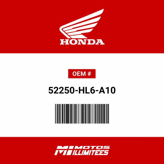 Image of : Honda - Assemblage de Fusée Arrière Gauche - 52250-HL6-A10