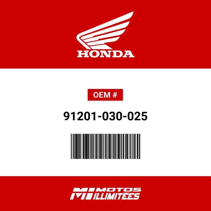 Image of : Honda Oil Seal (20X34X7) (NOK) - 91201-030-025
