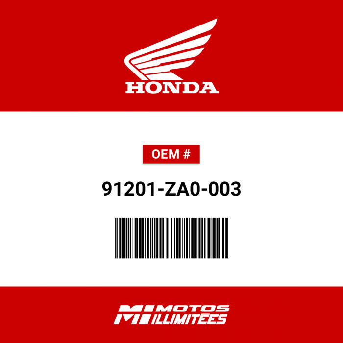 Image of : Honda Oil Seal (33 x 48 x 7) - 91201-ZA0-003