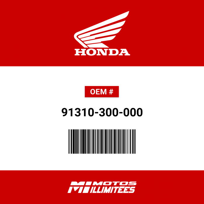 Image of : Honda O-Ring (11X2.5) - 91310-300-000