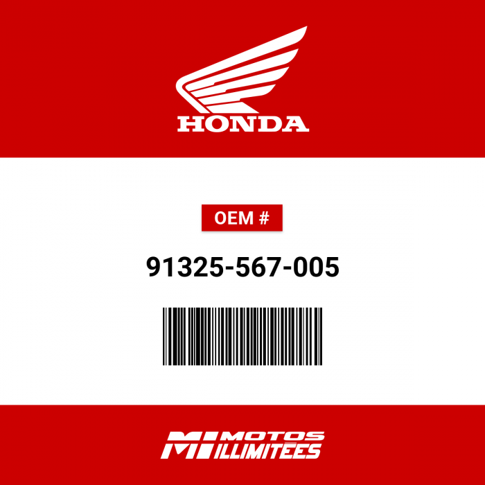 Image of : Honda O-Ring (40X2.4) - 91325-567-005