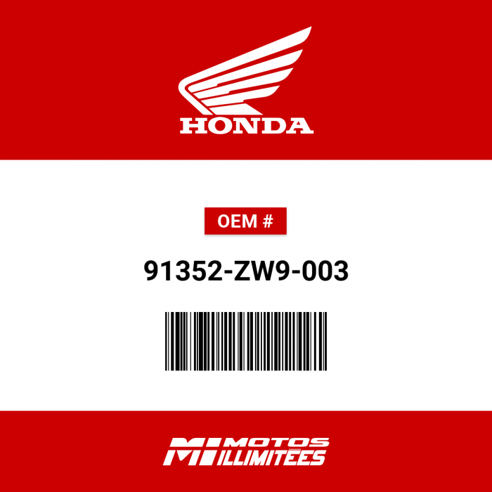 Image of : Honda O-Ring (59.4 x 3.1) - 91352-ZW9-003