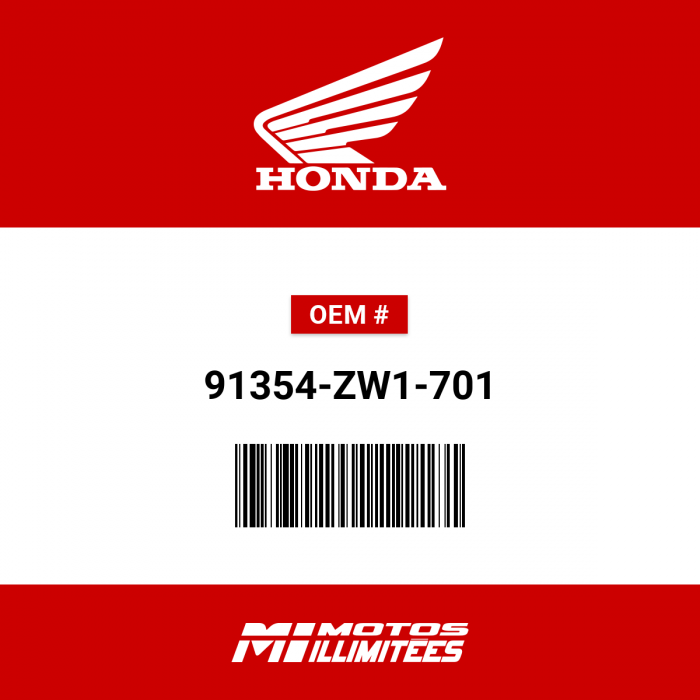 Honda O-Ring (3.5 x 35.7) - 91354-ZW1-701 | FortNine