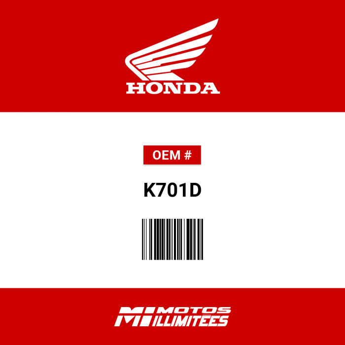 Image of : Honda - Clé (K701-D) - K701D