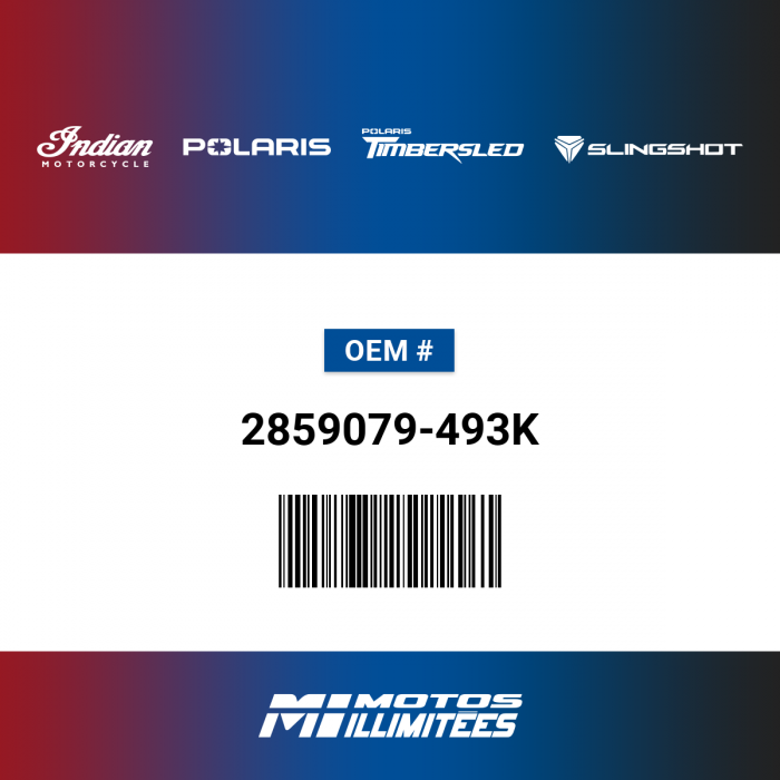 Image of : Polaris / Indian Paint Kit Nuclear Sunset Orange QT - 2859079-493K