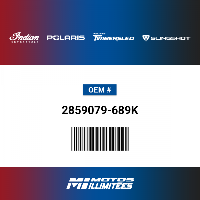 Image of : Polaris / Indian Paint Velocity Blue QT - 2859079-689K