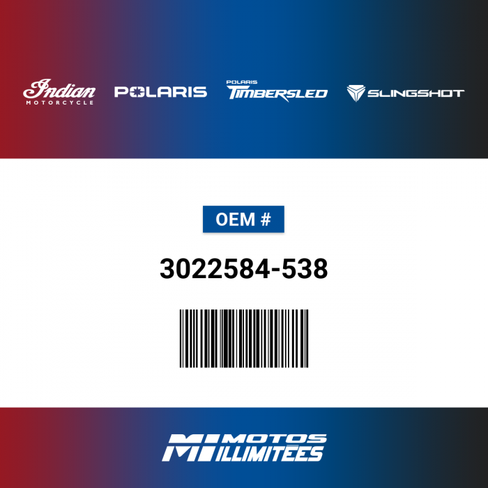 Image of : Polaris / Indian Tappet Bcktvalve 26.5 mm Grd538 - 3022584-538