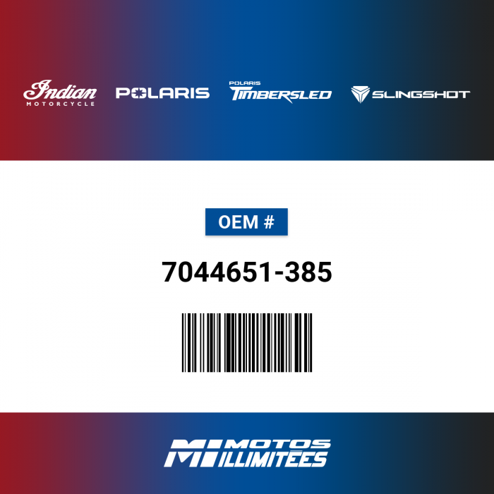 Image of : Polaris / Indian Spring 200-250 14.25FL 2.30ID Silver - 7044651-385
