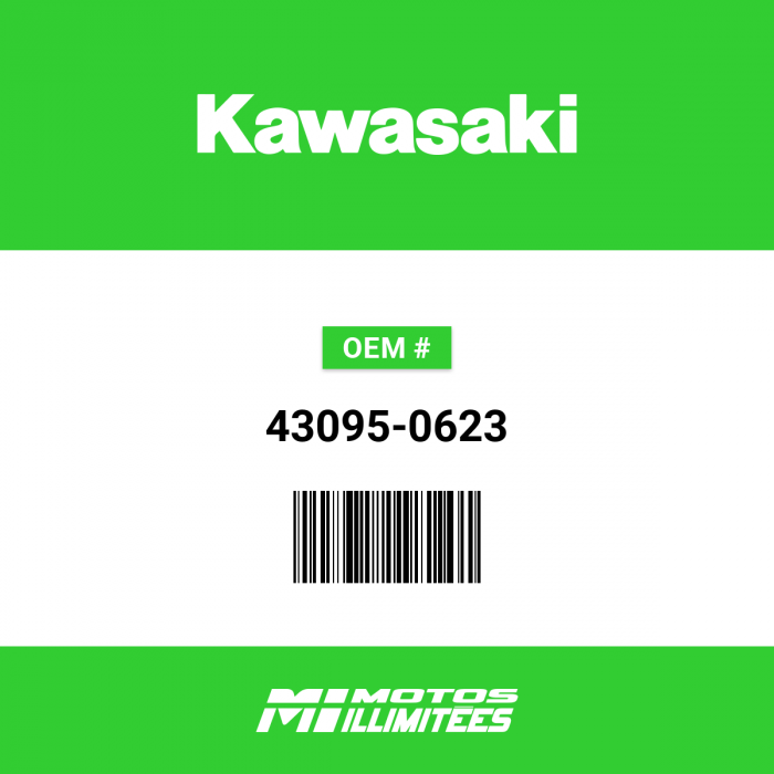 Image of : Kawasaki Hose-Brake RR M/C-ABS ECU - 43095-0623