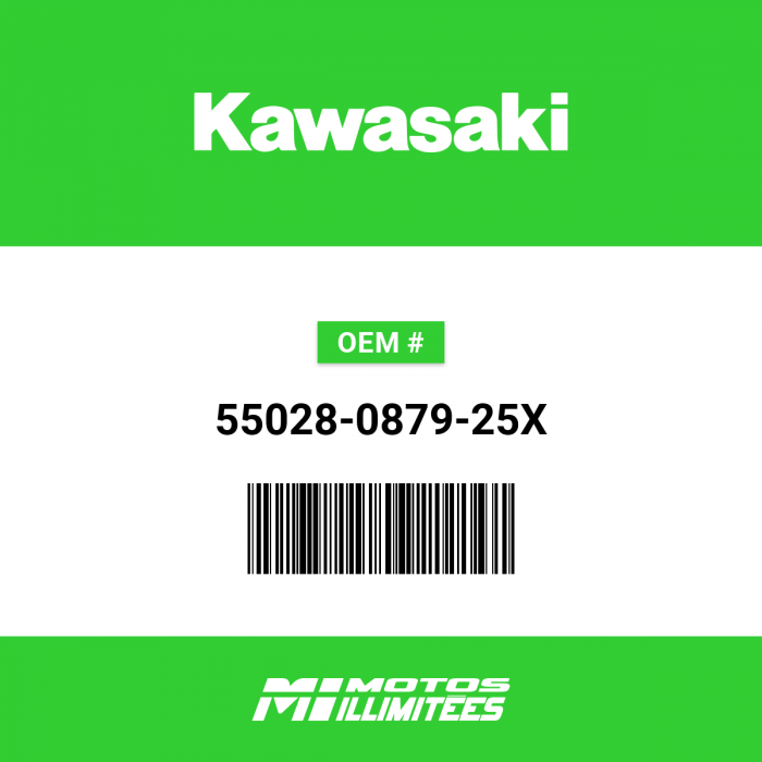 Image of : Kawasaki Cowling Fin Right Hand M.M. Grey - 55028-0879-25X