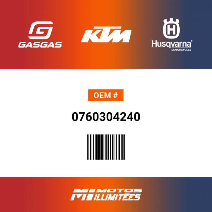 Image of : KTM SH. Seal Ring 30X42X4 B10F - 0760304240