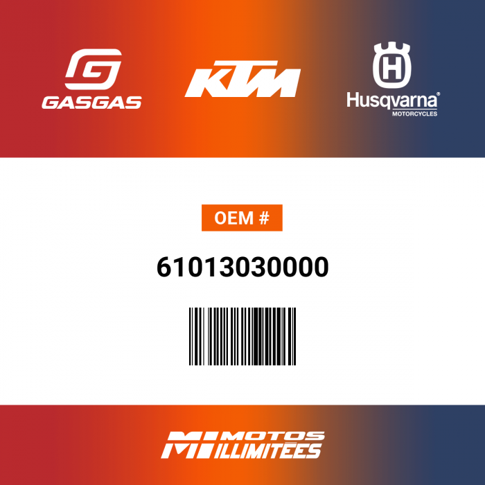Image of : KTM Brake Pad FR. Toshiba TT2172HH - 61013030000