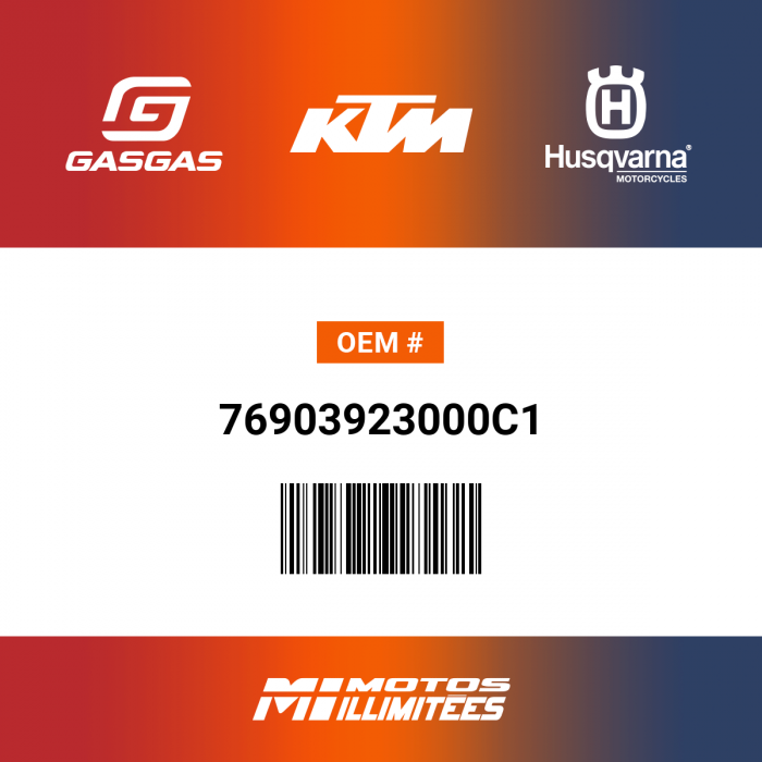 Image of : KTM - Béquille Latérale Courte - 76903923000C1