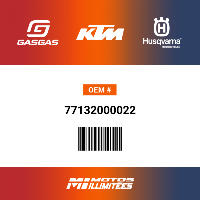 KTM Primary Gear 22T. 77132000022 FortNine Canada