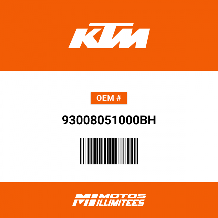 Image of : KTM Duke 250 T. Cover Right Hand Silver Metallic Matt - 93008051000BH