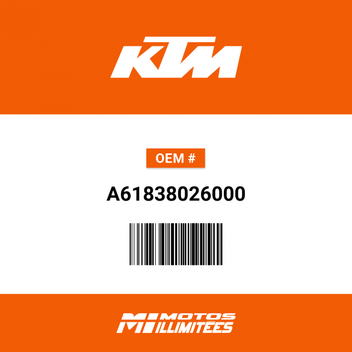 Image of : KTM Oil Pressure Regulator - A61838026000