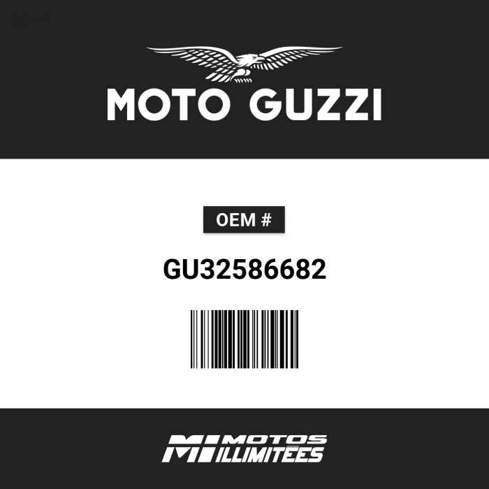 Image of : Moto Guzzi Carenat Sirena DX Bianco - GU32586682
