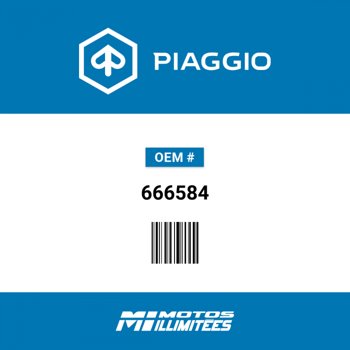 Image of : Piaggio Left Top Cap - 666584