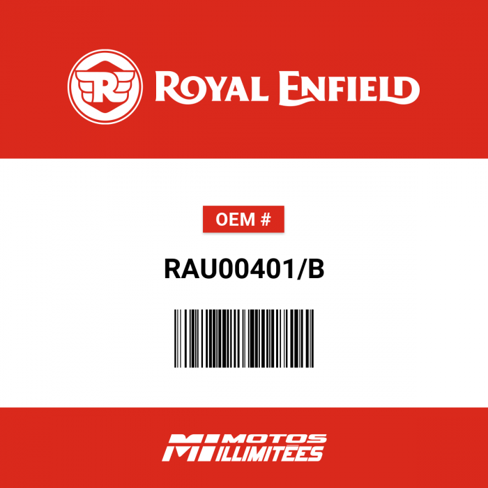 Image of : Royal Enfield Grab Rail Assembly Glossy Black - RAU00401/B
