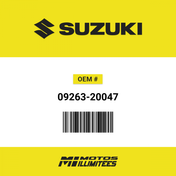 Image of : Suzuki Bearing (20X26X20) - 09263-20047