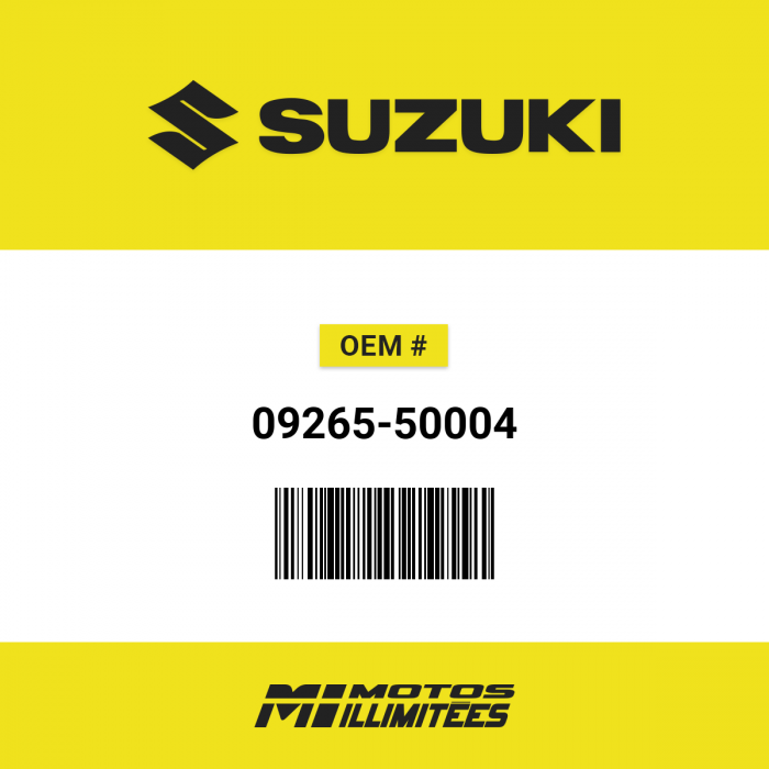 Suzuki Bearing (50X80X20) - 09265-50004 | FortNine Canada