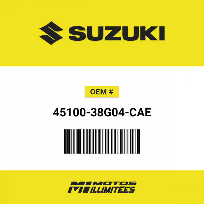 Image of : Suzuki Seat Assembly - 45100-38G04-CAE