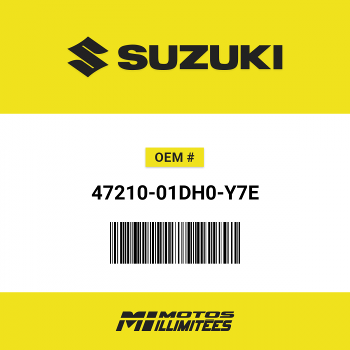 Image of : Suzuki Cover Frame L - 47210-01DH0-Y7E