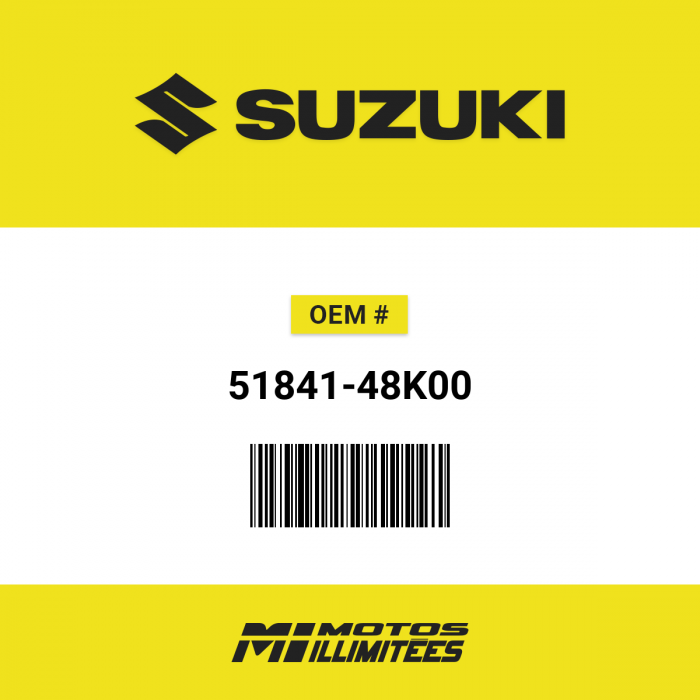 Image of : Suzuki Cover Headlamp Rear - 51841-48K00