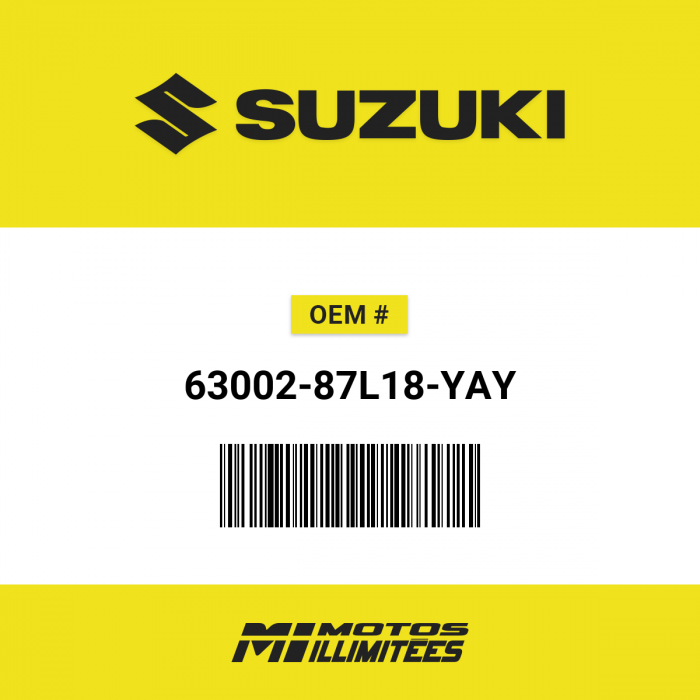 Image of : Suzuki Set Tiller Handle DF70A/90A K21 - 63002-87L18-YAY