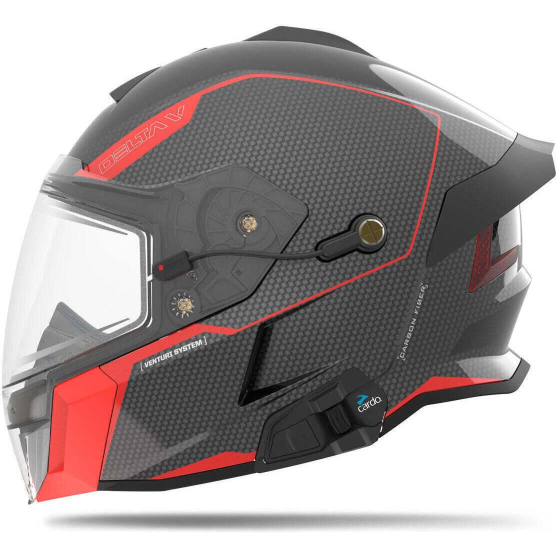 509 Delta V Carbon Commander Snow Helmet with Electric Shield
