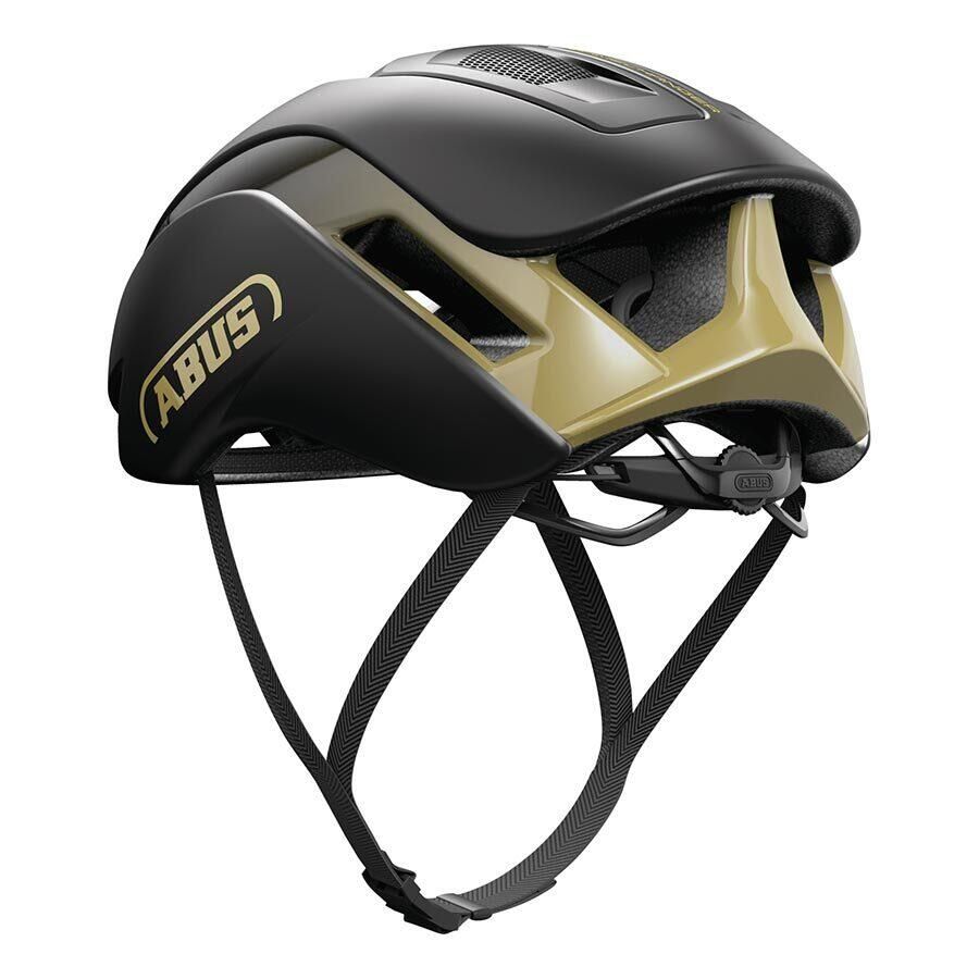 Black and gold cycling helmet sale