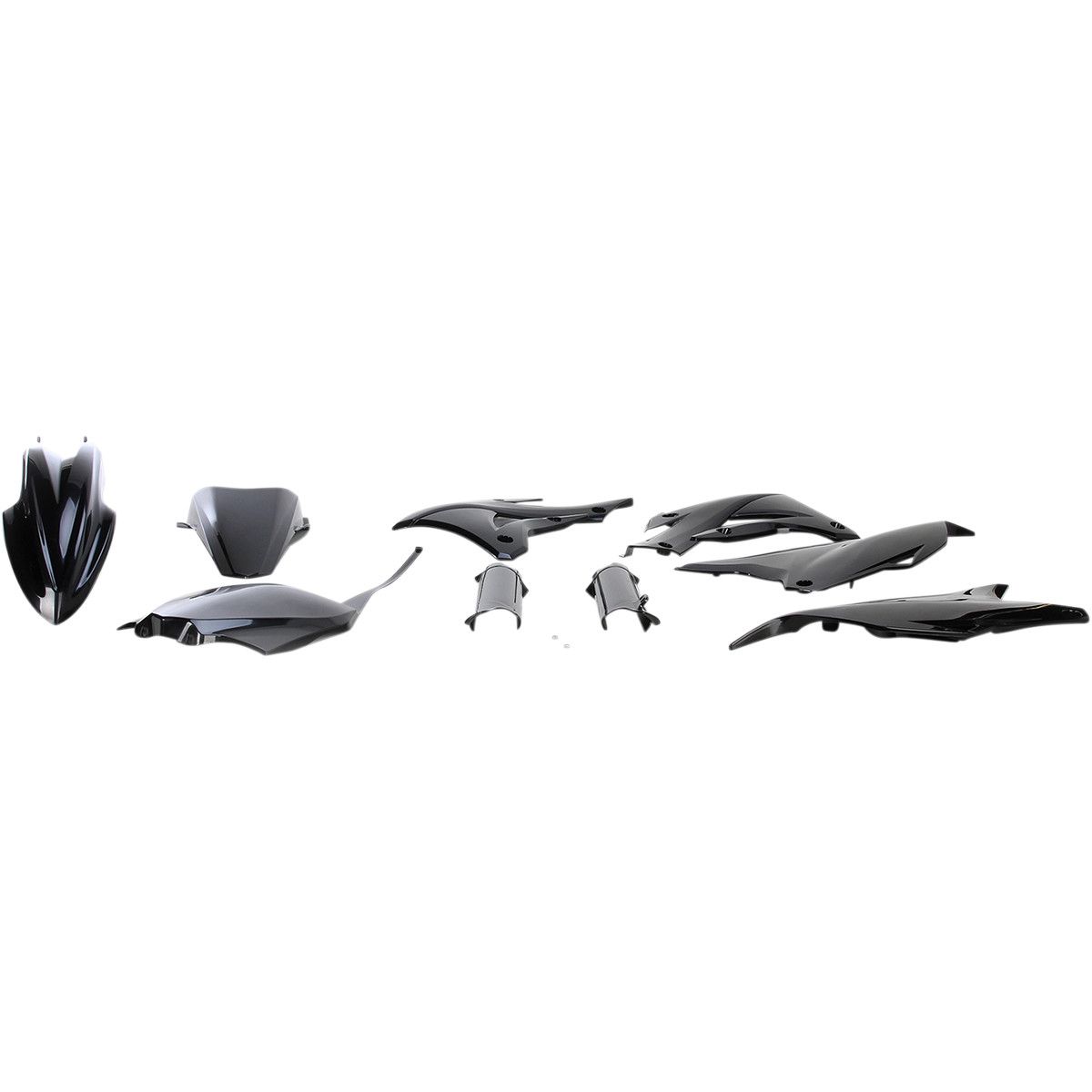 Acerbis Full Plastic Kit Black - 2449570001 | FortNine