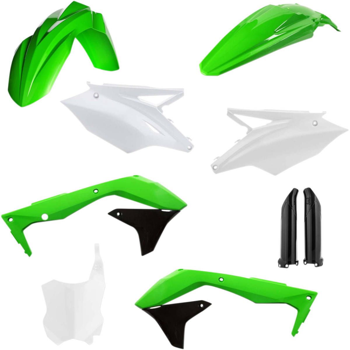 Acerbis Full Plastic Kit Original 18 - 2685845909 | Kawasaki